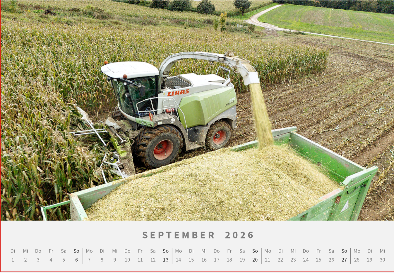 Landwirtschafts Kalender 2026